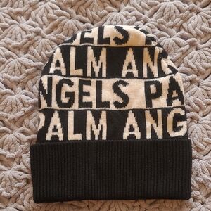 Palm Angels Monochrome Knit Beanie